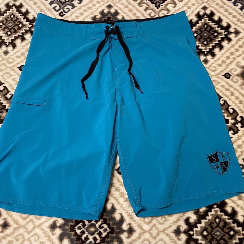 SA Co Blue Men's Board Shorts